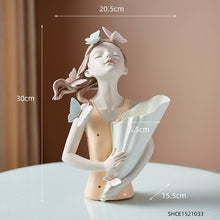 Load image into Gallery viewer, Nordic Butterfly Girl Model Vase
