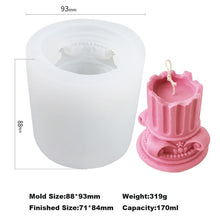 Load image into Gallery viewer, Rome Pillar Candle Molds
