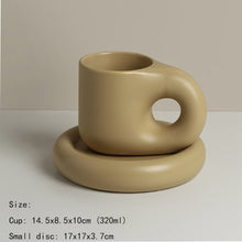 Load image into Gallery viewer, Nordic Ceramic Fat Handle Mug Set

