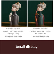 Load image into Gallery viewer, Nordic Morden Girl Art Statue

