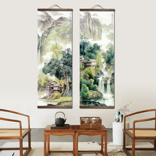 Load image into Gallery viewer, Chinese Traditional Style Four Seasons Landscape Canvas
