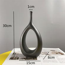 Load image into Gallery viewer, Ceramic Hollow Out Flower Vase
