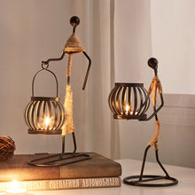 Load image into Gallery viewer, Nordic Home Decoration Creative Iron Candle Holder
