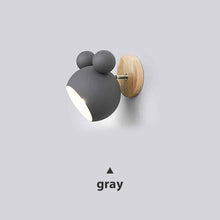 Load image into Gallery viewer, Nordic Wooden Cartoon Wall Lamps
