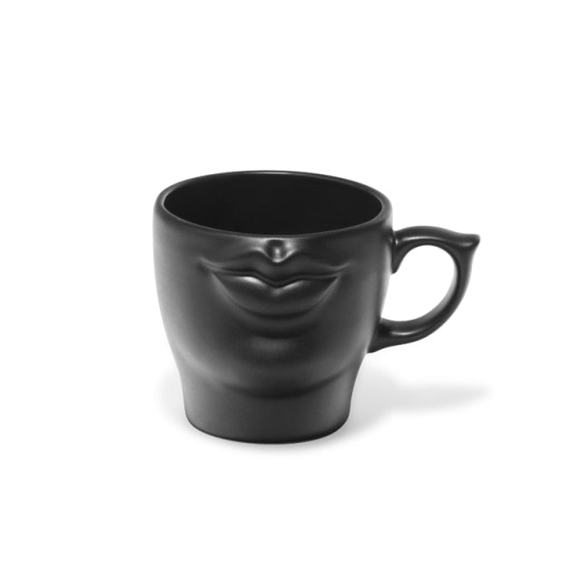 3D Mouth Ceramic Coffee Mug
