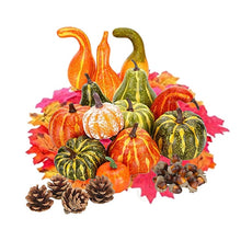 Load image into Gallery viewer, Artificial Pumpkin Velvet Plush Decoration
