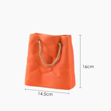 Load image into Gallery viewer, Creative Shopping Basket Ceramic Vase
