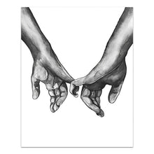 Load image into Gallery viewer, Romantic Hand In Hand Love Quote Canva
