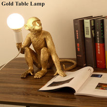 Load image into Gallery viewer, Modern Black Monkey Hanglamp
