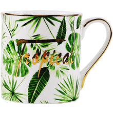 Load image into Gallery viewer, Beauty Gold European Style Green Plants Tableware
